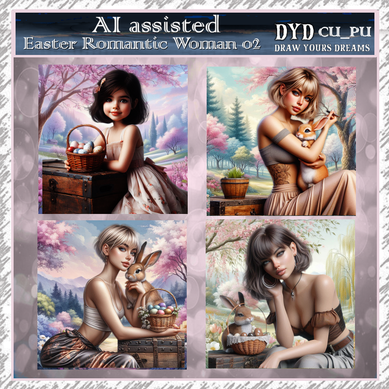 EASTER ROMANTIC WOMAN 02